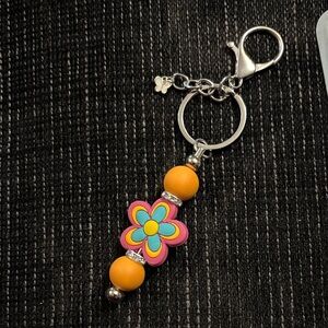 Colorful Flower Keychain